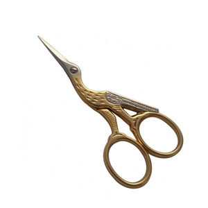 Golden Color Fancy Embroidery <b>Scissors</b> German Stainless Steel Pocket Hold <b>Sewing</b> <b>Scissors</b> With Custom Packing - Product Image 3