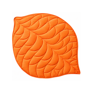 Weighted Lap Blanket for Adults | 23x29 Inch Woven Machine Washable <b>Orange</b> Glass Bead Filled Cozy Blanket - Product Image 1