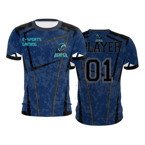 Maillot de jeu léger Esport, T-shirt de sublimation personnalisé, Vêtements de jeu compétitifs - Product Image 1