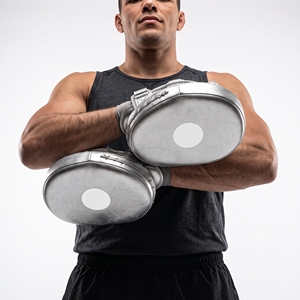 Dumela - Almohadillas de Boxeo de Cuero Vacuno Plateado, Duraderas, para Todas las Estaciones, Equipo de Entrenamiento - Product Image 2