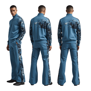 Conjunto Deportivo de Hombre con Estampado Gráfico en Movimiento, Ropa Casual de Moda Urbana, Superventas - Product Image 2