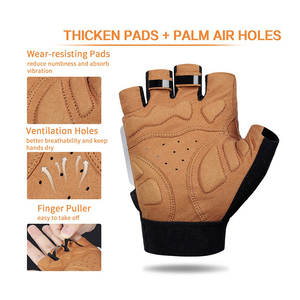 High Performance Cycling Gloves Breathable Anti <b>Slip</b> Grip Wholesale Custom Branding OEM ODM 2026 - Product Image 2