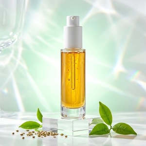 Sérum facial antioxydant aux graines de persil avec thé vert et niacinamide OEM ODM 50ml Flacon en verre MOQ 200 pièces - Product Image 1