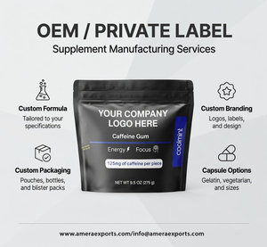 Direct Factory Supply Cool Mint Caffeine Chewing <b>Gum</b> OEM Private Label Manufacturer - Product Image 2