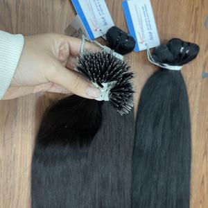 Extensiones de cabello Nano Ring de calidad premium, hechas con cabello 100% humano de alta gama. Listas para enviar. - Product Image 3