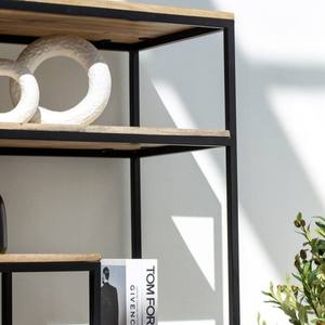 Étagères industrielles en bois Vandana Altis Zentrix, meubles de rangement modernes en métal et en bois - Product Image 5