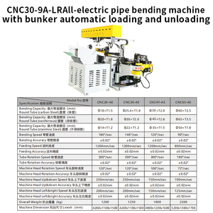 Chine Usine <span class=keywords><strong>STM</strong></span> SMART-CNC30-9A-LR Automatique Tube Bender Carré Cnc Tuyau Machine À Cintrer dobladora de tubos - Product Image 3