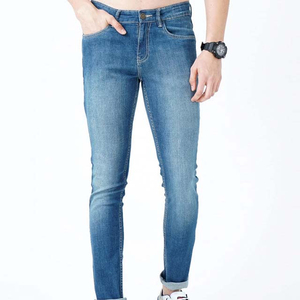 Pantalones Vaqueros para Hombre, Estilo Urbano, Corte Ajustado Vintage, Elásticos, con Diseño Bordado, Jeans Rectos para Hombre - Product Image 1