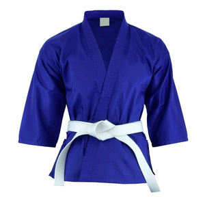 Custom Judo Gi White <b>Belt</b> Martial Arts Training Polyester/Cotton Durable Breathable Unisex Adult Uniform Front Logo Option OEM - Product Image 4