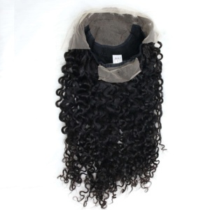 100% cheveux humains brésiliens dentelle frontale perruque longue taille 16 pouces dentelle transparente cuticule cheveux alignés - Product Image 1