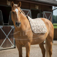 Produits équestres en gros, équitation, vêtements d'équitation, ensemble de tapis de selle pour chevaux, équipement d'équitation respirant pour chevaux