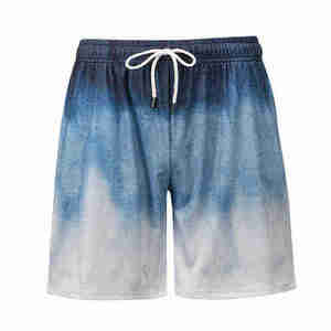 Solid Color Breathable Men's Summer T-Shirt and Shorts <b>Set</b> O Neck Gym Wear Printed Design 100% Cotton - Product Image 3