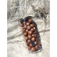 100% Natuurlijke Macadamia Noten, Blanchied, Gekrakeld, Gedroogd, Grootte >25mm, Gezonde Snack, Schil, 500g, Voedzaam Voedsel, Verpakt in Pet Pot, Macca