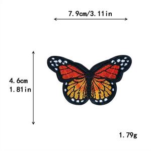 Yiwu Wintop – Nouveauté : Patchs papillons brodés thermocollants en gros, deux tailles, pour robes féminines - Product Image 5