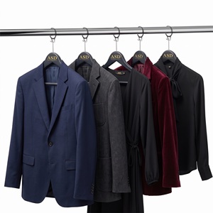 Engraved Custom Logo Black Non-Slip Hook Type Dress Suit Coat Wood Clothing <b>Hangers</b> For Hotel Motel Hostel - Product Image 1