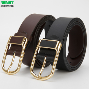 Cinturón de Cuero Vacuno Formal para Hombre con Logotipo Personalizado al por Mayor, Hebilla de Aleación Reversible, Ligero, Ecológico y Duradero, Ancho de 3.3 cm - Product Image 4