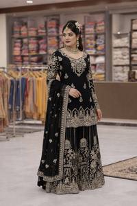 Conjunto de Salwar Kameez Morado Bordado para Mujer con Dupatta |   Traje Étnico Indio para Bodas y Fiestas, NUEVO DISEÑO - Product Image 4
