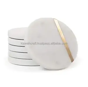 Posavasos de resina personalizado de la mejor calidad Estilo clásico Último diseño para tazas de té de bebida de color azul Esteras y almohadillas - Product Image 3