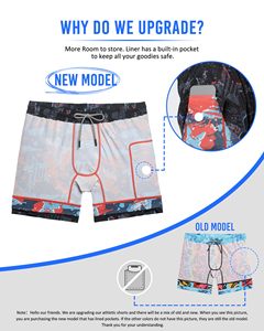 Pantalones Cortos Deportivos 2 en 1 para Hombre, de Secado Rápido, Transpirables, de Doble Capa, de 3 Pulgadas, para Entrenamiento de Verano, Gimnasio, Deportes, Trail y Actividades al Aire Libre - Product Image 2