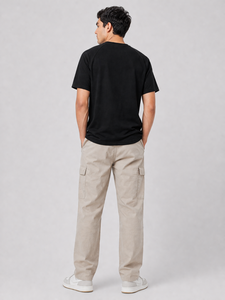 เสื้อยืดโอเวอร์ไซส์พรีเมียม 290 GSM ผ้าคอตตอนผสมเนื้อหนา พิมพ์ลายด้านหน้าและด้านหลัง สตรีทแวร์ ยูนิเซ็กส์ รับผลิตแบบ OEM ODM พร้อมส่ง - Product Image 4