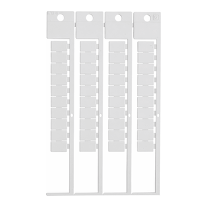 Étiquettes flexibles BradyJet J1000 pour borniers 8 mm x 12 mm, pas de 8 mm, pour panneaux électriques - Product Image 1