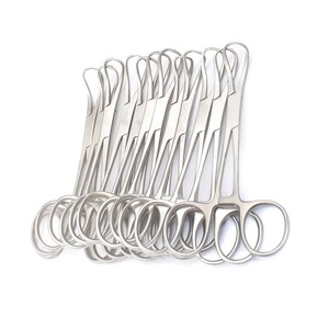 Pinzas para toallas Backhaus 110mm 17-251-110, instrumento quirúrgico manual de acero inoxidable de precisión para draping, certificado CE Hermann - Product Image 4