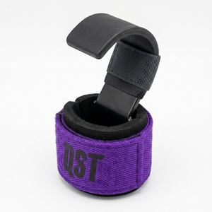 Neoprene Weightlifting Wrist Support Heavy Duty Lifting Hooks Anti Slip Grip Breathable Gym Training <b>Straps</b> Deadlift Strength - Product Image 5