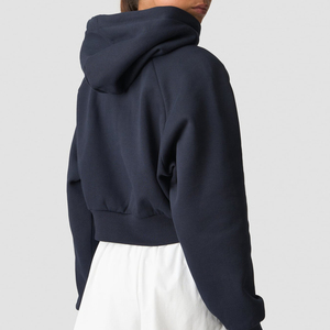 Sudadera con Capucha de Invierno 2025 para Mujer, Estilo Urbano, Tejida, con Logotipo Personalizado Impreso, Transpirable, Ecológica, de Poliéster/Algodón - Product Image 5