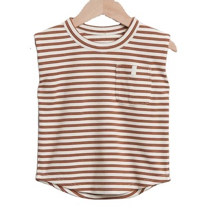 Débardeur pour garçons, vêtements d'été pour garçons, 100% coton, débardeur pour garçons de haute qualité, respirant, vêtements d'été décontractés, logo personnalisé - Product Image 4