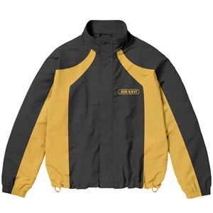 Chaqueta Deportiva para Hombre, Marca BRAND, Resistente al Viento, con Bloques de Color, Manga Larga, Cuello Alto, Cierre Frontal con Cremallera, Estilo Deportivo, para Otoño - Product Image 4