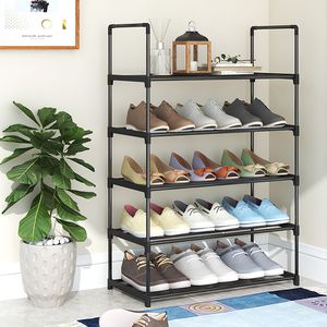 Scarpiera Salvaspazio a 10 Livelli per 25-30 Paia, 23.03x10.82x72.83 Pollici, Organizzatore Verticale per Scarpe in Tessuto Non Tessuto - Product Image 2