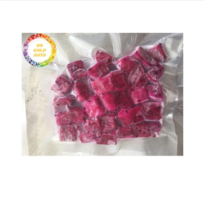 Cubes de fruits du dragon congelés Pitaya rouge naturel du Vietnam Idéal pour les boissons glacées et les desserts - Product Image 2