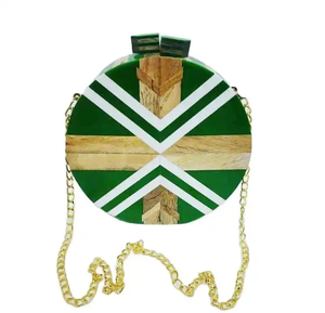 Bolso de Mano de Resina Hecho a Mano de Lujo Ecológico de la Mejor Calidad, Otros Diseños, para Mujer, Fiesta Nocturna, Día de la Madre, Día del Padre, CRAFT - Product Image 6