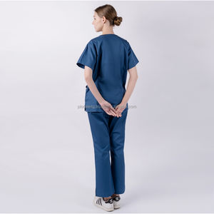Uniformes quirúrgicos de enfermería elásticos personalizables para mujer, uniformes quirúrgicos de hospital con parte inferior de Spandex de rayón polivinílico impresos, diseñados Viet - Product Image 3