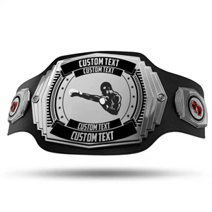 Cinturón de Campeonato de Lucha Libre con Diseño Personalizado, Chapado en Oro, Diseño en Relieve, Cuero Negro, Unisex, Premio Deportivo para Adultos - Product Image 3