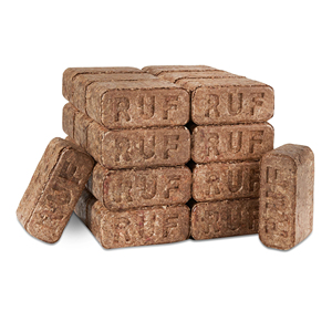 Briquettes de bois compressées haute pression RUF, briquettes carrées, faible teneur en cendres, combustible, approvisionnement en vrac - Product Image 4