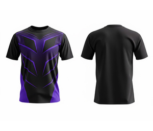 Polyester Sublimation T-Shirt Lightweight Comfortable Fit | <b>Men</b> Women Youth Sizes | Lightweight Quick Dry Training Sportswear - Product Image 3
