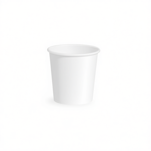 Vaso de Papel Biodegradable Blanco de Pared Simple de 200cc para Bebidas Calientes VASO CARTON BLANCO - Product Image 3