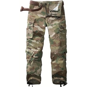 Camo <b>Cargo</b> <b>Pants</b> for Men & Women Multi Pocket Sublimation Print Embroidery Heavy Duty Bottomland Outdoor <b>Work</b> Wear <b>Cargo</b> <b>Pants</b> - Product Image 1
