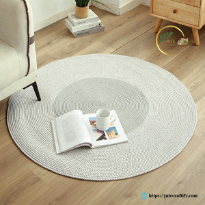 Wholesale Eco Braided Jute Rug Manufacturer – Sustainable Natural Fiber <b>Carpet</b> with Custom Size and Design - Product Image 2
