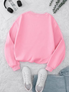 Solid Trader Casual Daily Wear <b>Soft</b> Breathable Cotton Light Weight Classic Comfort New Style <b>Women</b> Pullover <b>Hoodie</b> - Product Image 2
