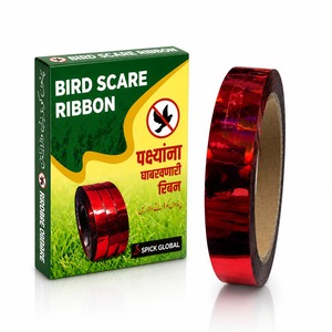 Multi-Color Holographic Bird Scare Ribbon Wholesale Reflective Flash Tape for Outdoor Garden Farm Crop Protection Bird Deterrent - Product Image 3