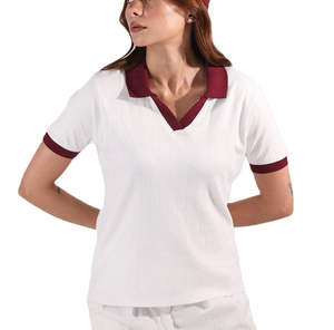 Polo de Golf Sublimado Transpirable de Corte Regular para Mujer - Product Image 1