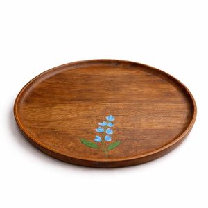 Plateau de service exclusif en bois naturel pour une présentation élégante de la cuisine et de la salle à manger - Product Image 3