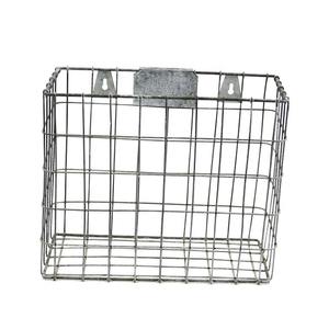 Cesta colgante de metal rústico ideal para sala de estar, cocina, baño, almacenamiento y decoración de paredes interiores. - Product Image 2