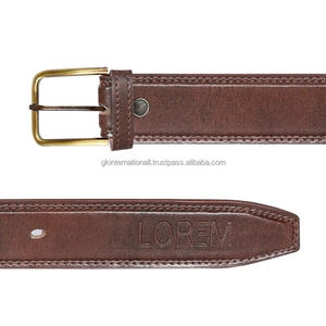 Cinturón informal de cuero genuino hecho a medida 100% más vendido para hombres cinturón informal de negocios elegante de alta calidad para hombres - Product Image 6