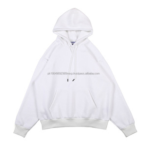 Nouveau style hommes de haute qualité 320g 400g coton éponge français sans logo sans étiquette lavage de pierre lavé sweats à capuche graphiques visage complet sweat à capuche zippé - Product Image 4