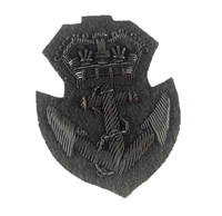 Badges en bullion brodés à la main sur mesure, effet 3D en relief, résistants à l'eau, écologiques, qualité supérieure, service OEM pour chapeaux