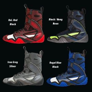 Zapatos de Boxeo Profesionales, de Caña Alta, con Cordones, Transpirables, Ligeros, Ecológicos, de Cuero y Piel Sintética, Unisex, Marca Lawd Boxing - Product Image 2