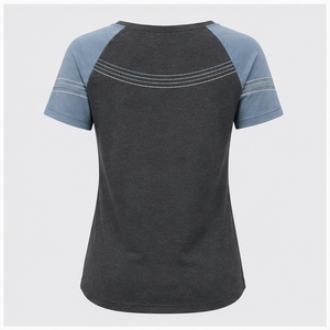 เสื้อยืดแขนโดลแมนผู้หญิงสีเขียวไอวอรี่ฟอเรสต์ลายกลุ่มดาว ผ้าคอตตอนสลับเจอร์ซีย์ รุ่น WTS-0016 - Product Image 2